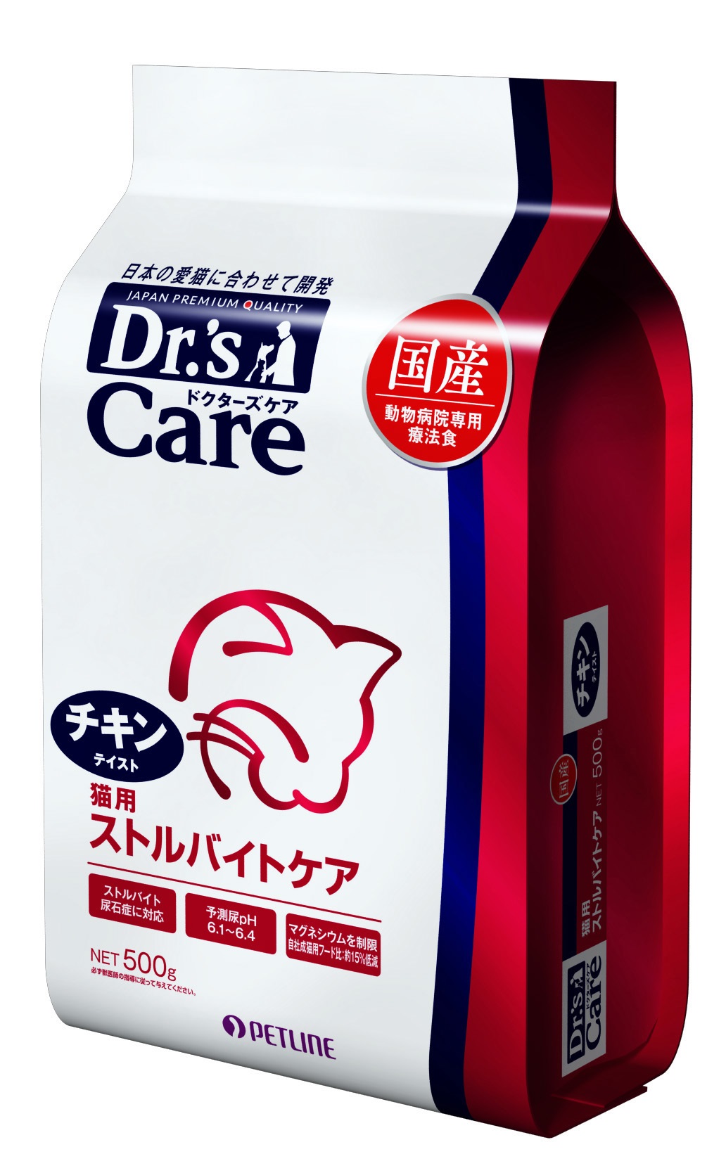 ドクターズケア 猫 ストルバイトケア チキンテイスト 500g - ペットフード